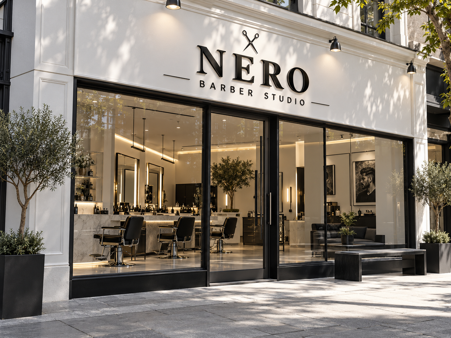 Fachada de NERO Barber Studio